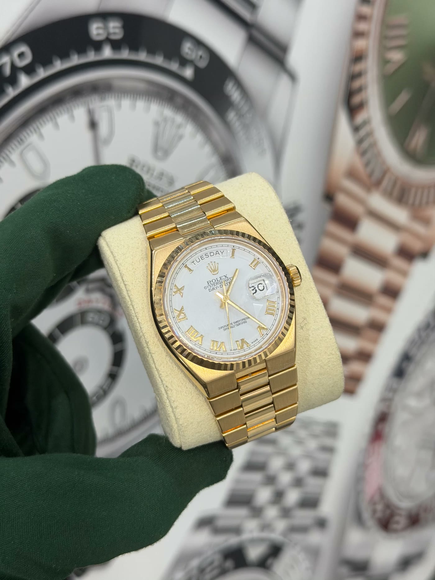 Rolex Day-Date 36 Oysterquartz Ref. 19018